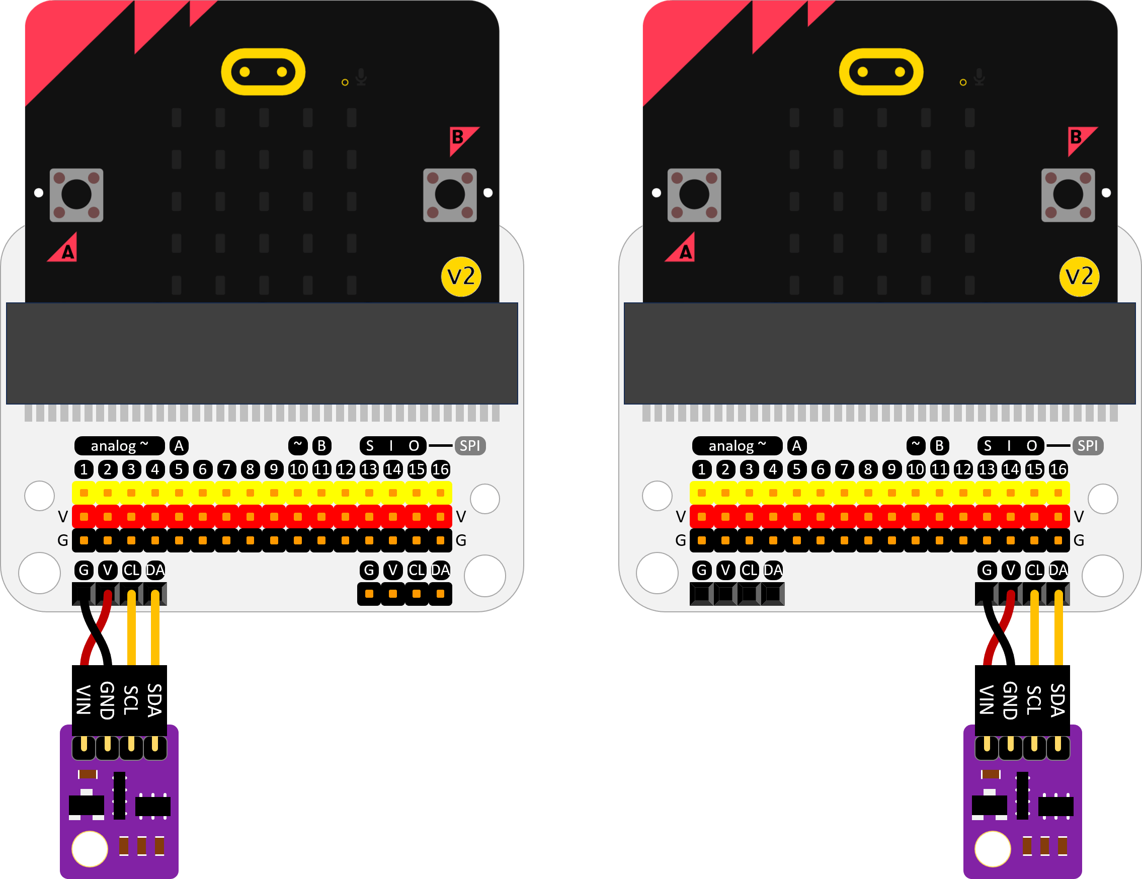 Micro:bit Temperature, Humidity, Atmospheric pressure sensor (BME280)